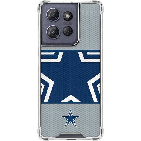 NFL Dallas Cowboys Zone Block Moto G Play 5G (2025) Clear Case