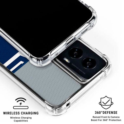 NFL Dallas Cowboys Zone Block Moto G Power 5G (2024) Clear Case