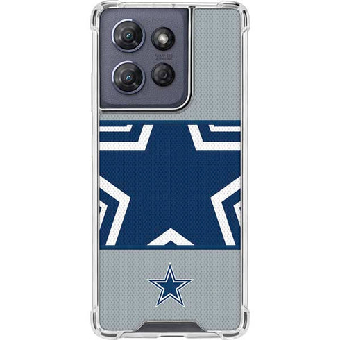 NFL Dallas Cowboys Zone Block Moto G Power 5G (2025) Clear Case