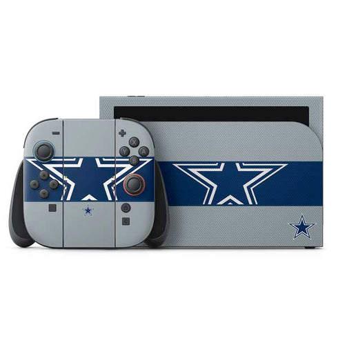 NFL Dallas Cowboys Zone Block Nintendo Switch 2 (2025) with Joy-Con Skin