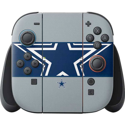 NFL Dallas Cowboys Zone Block Nintendo Switch 2 (2025) Joy-Con Controller Skin
