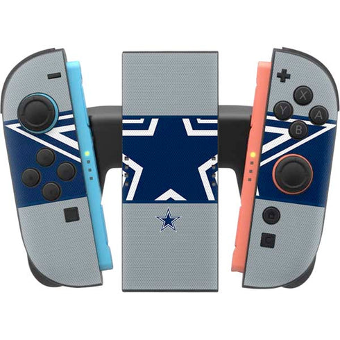 NFL Dallas Cowboys Zone Block Nintendo Switch 2 (2025) Joy-Con Controller Skin