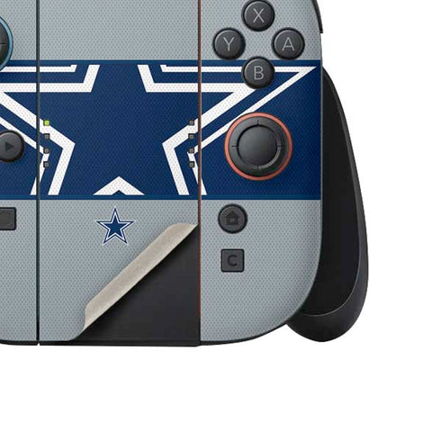 NFL Dallas Cowboys Zone Block Nintendo Switch 2 (2025) Joy-Con Controller Skin
