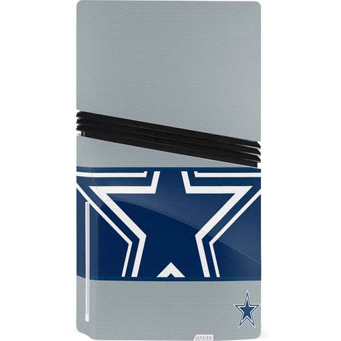 NFL Dallas Cowboys Zone Block PS5 Pro Disk Console Skin