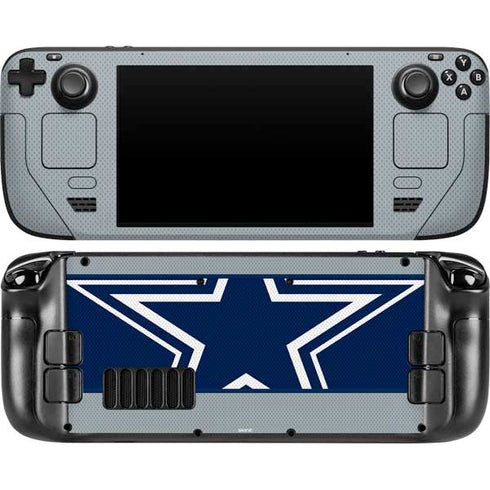 NFL Dallas Cowboys Zone Block Steam Deck Handheld Gaming Computer OLED Skin