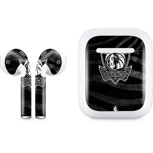 NBA Dallas Mavericks Black Animal Print Apple AirPods Skin