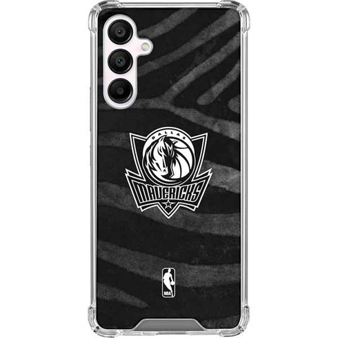 NBA Dallas Mavericks Black Animal Print Galaxy A16 5G Clear Case