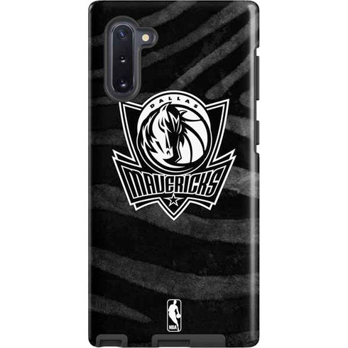 NBA Dallas Mavericks Black Animal Print Galaxy Cases
