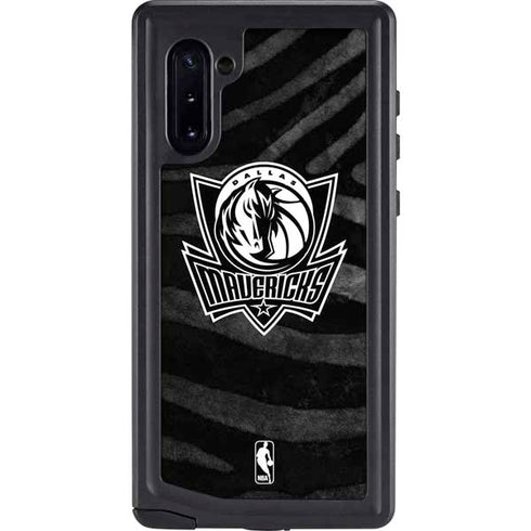 NBA Dallas Mavericks Black Animal Print Galaxy Cases