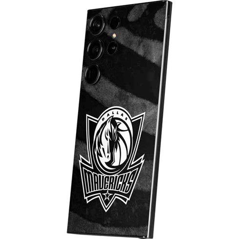 NBA Dallas Mavericks Black Animal Print Galaxy S24 Ultra Skin