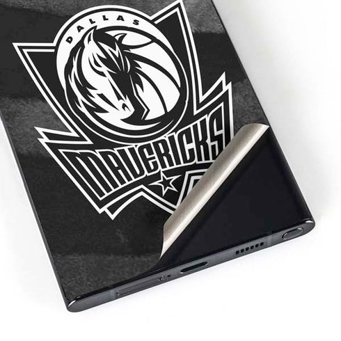 NBA Dallas Mavericks Black Animal Print Galaxy S24 Ultra Skin