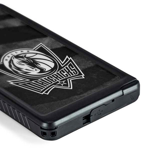 NBA Dallas Mavericks Black Animal Print Galaxy S24 Ultra Waterproof Case