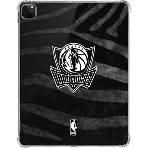 NBA Dallas Mavericks Black Animal Print iPad Pro 11in (2024) Clear Case