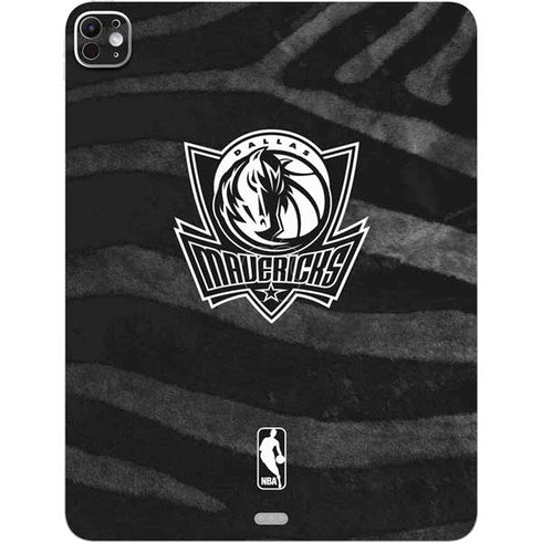 NBA Dallas Mavericks Black Animal Print iPad Pro 13in M4 (2024) Skin
