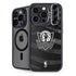 NBA Dallas Mavericks Black Animal Print iPhone 14 Pro Kickstand Case
