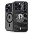NBA Dallas Mavericks Black Animal Print iPhone 14 Pro Max Kickstand Case