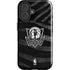 NBA Dallas Mavericks Black Animal Print iPhone 16 Plus Impact Case
