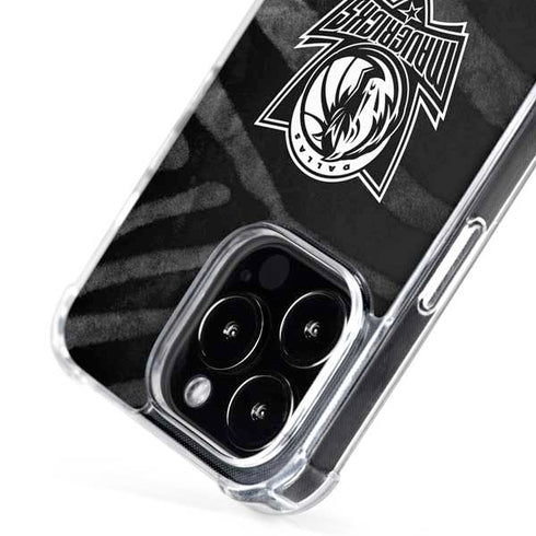 NBA Dallas Mavericks Black Animal Print iPhone 16 Pro MagSafe Case