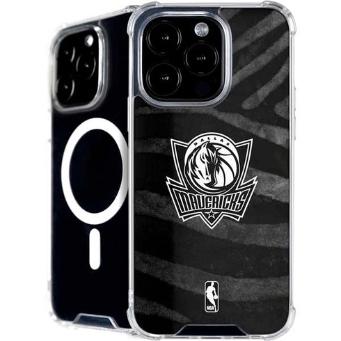 NBA Dallas Mavericks Black Animal Print iPhone 16 Pro Max MagSafe Case