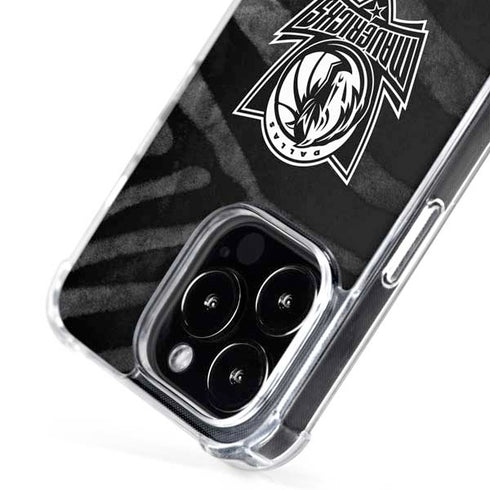 NBA Dallas Mavericks Black Animal Print iPhone 16 Pro Max MagSafe Case
