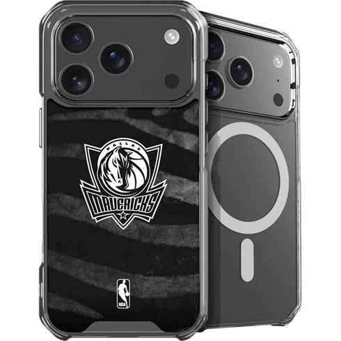 NBA Dallas Mavericks Black Animal Print iPhone 18 Pro MagSafe Case