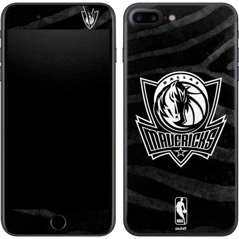 NBA Dallas Mavericks Black Animal Print iPhone 7 Plus Skin