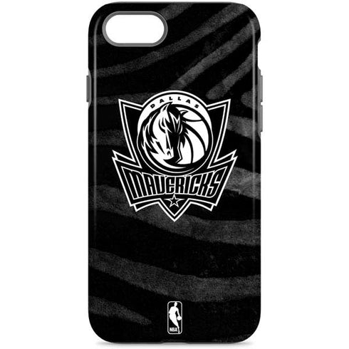 NBA Dallas Mavericks Black Animal Print iPhone Cases