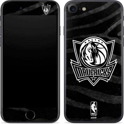 NBA Dallas Mavericks Black Animal Print iPhone 7 Skin