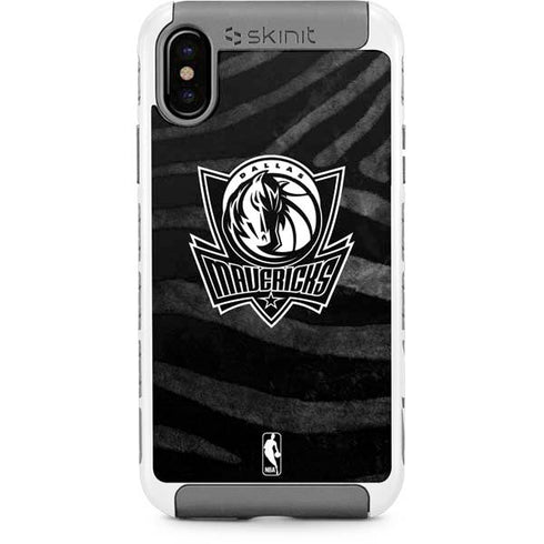 NBA Dallas Mavericks Black Animal Print iPhone Cases