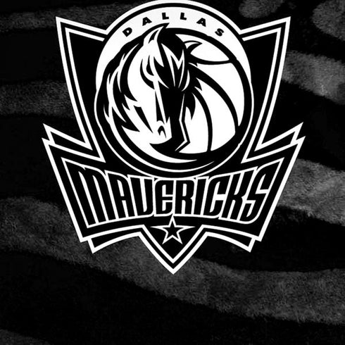 NBA Dallas Mavericks Black Animal Print iPhone XS Skin