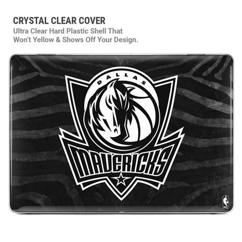 NBA Dallas Mavericks Black Animal Print MacBook Cases