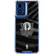 NBA Dallas Mavericks Black Animal Print Moto G Play 4G (2024) Clear Case
