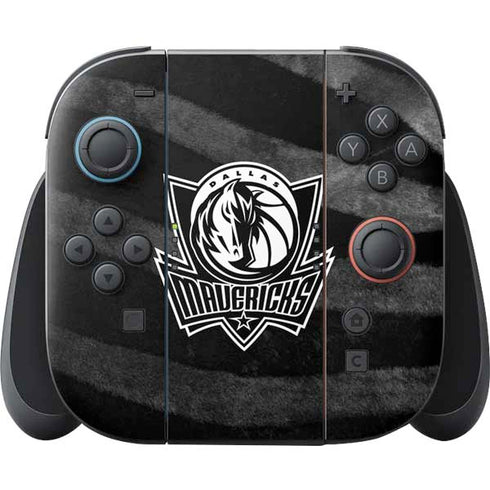 NBA Dallas Mavericks Black Animal Print Nintendo Skins