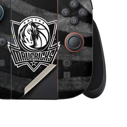 NBA Dallas Mavericks Black Animal Print Nintendo Switch 2 (2025) Joy-Con Controller Skin