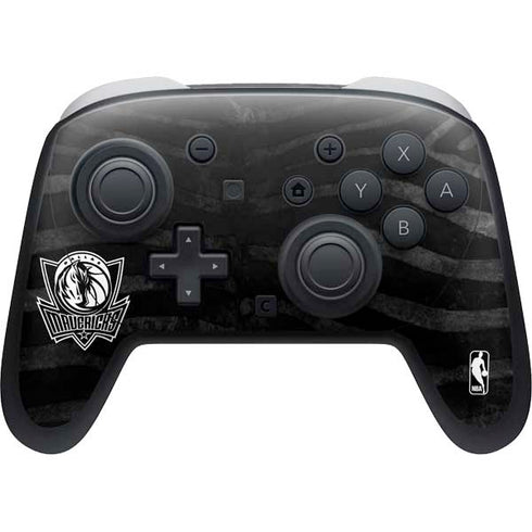 NBA Dallas Mavericks Black Animal Print Nintendo Skins