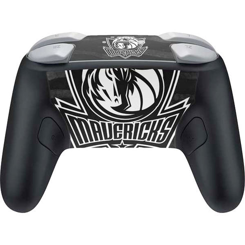 NBA Dallas Mavericks Black Animal Print Nintendo Switch 2 (2025) Pro Controller Skin
