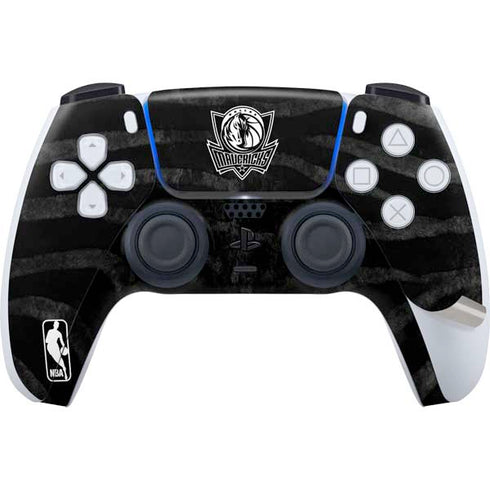 NBA Dallas Mavericks Black Animal Print PS5 Pro Bundle Skin