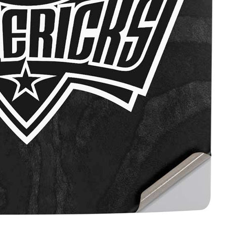 NBA Dallas Mavericks Black Animal Print PS5 Pro Disk Console Skin