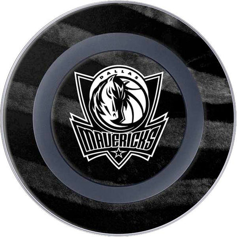 NBA Dallas Mavericks Black Animal Print Wireless Charger Skin