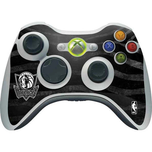 NBA Dallas Mavericks Black Animal Print Xbox 360 Wireless Controller Skin