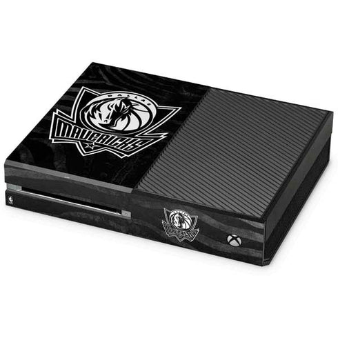 NBA Dallas Mavericks Black Animal Print Xbox One Console Skin