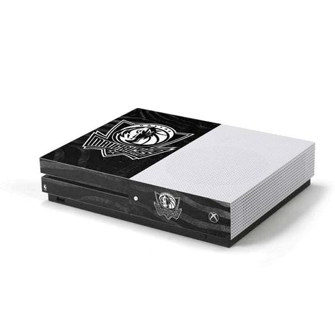NBA Dallas Mavericks Black Animal Print Xbox One S Console Skin