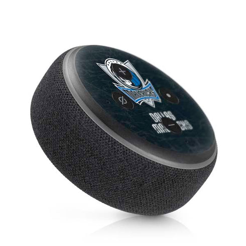 NBA Dallas Mavericks Black Primary Logo Amazon Echo Dot Skin