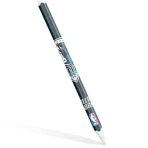 NBA Dallas Mavericks Black Primary Logo Apple Pencil (2nd Gen 2019) Skin