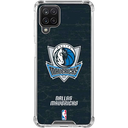 NBA Dallas Mavericks Black Primary Logo Galaxy Cases