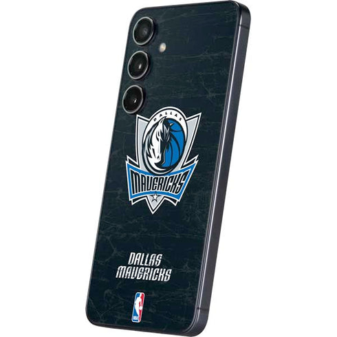 NBA Dallas Mavericks Black Primary Logo Galaxy A16 5G Skin