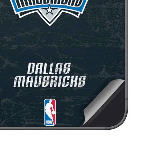 NBA Dallas Mavericks Black Primary Logo Galaxy A16 5G Skin