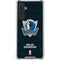 NBA Dallas Mavericks Black Primary Logo Galaxy A17 Clear Case