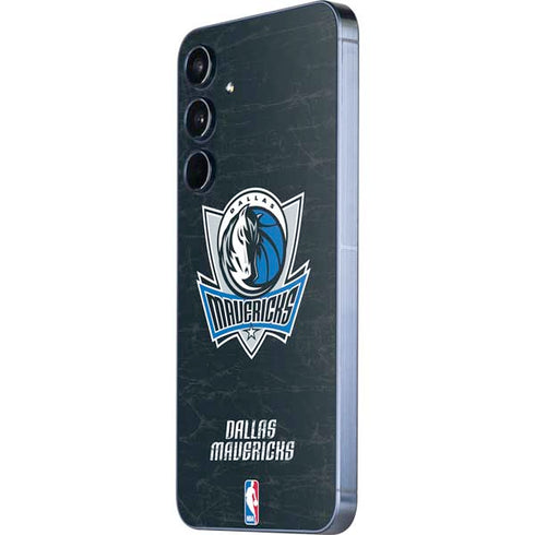 NBA Dallas Mavericks Black Primary Logo Galaxy A35 5G Skin