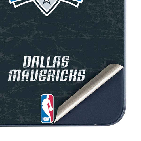 NBA Dallas Mavericks Black Primary Logo Galaxy A36 5G Skin